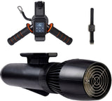 Underwater Thruster, Handheld Booster, brushless 6040 Motor, 24V with Battery, can be Used for 60 Minutes, Suitable for Diving, Paddle Board, Kayak, Boat.