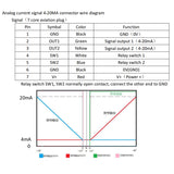 0-4.5V analog voltage analog current Can RS232 PWM signal Marine forward backward throttle lever
