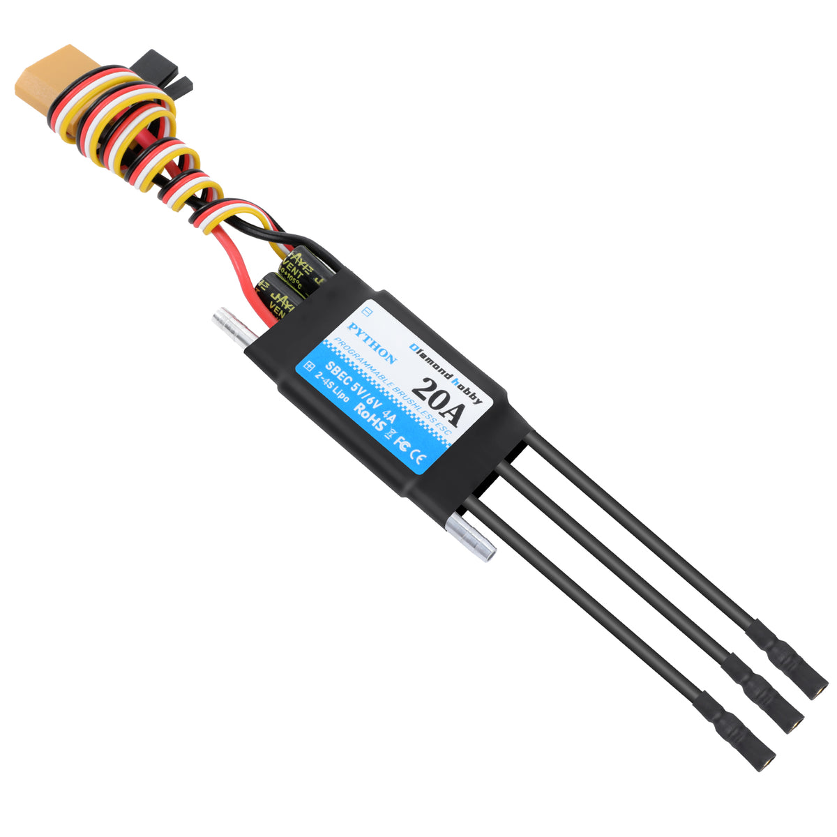 PYTHON Series Marine ESCs | High-Performance Waterproof for RC Boats ...