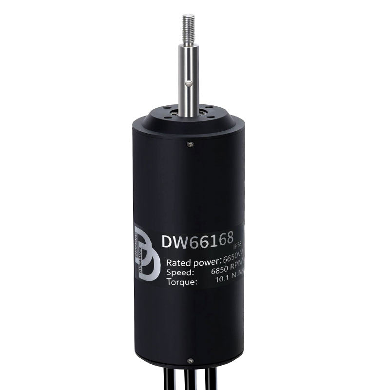 DW66168 6650W High-Torque Motor - 130KV IP68 for EV, Marine & Robotics