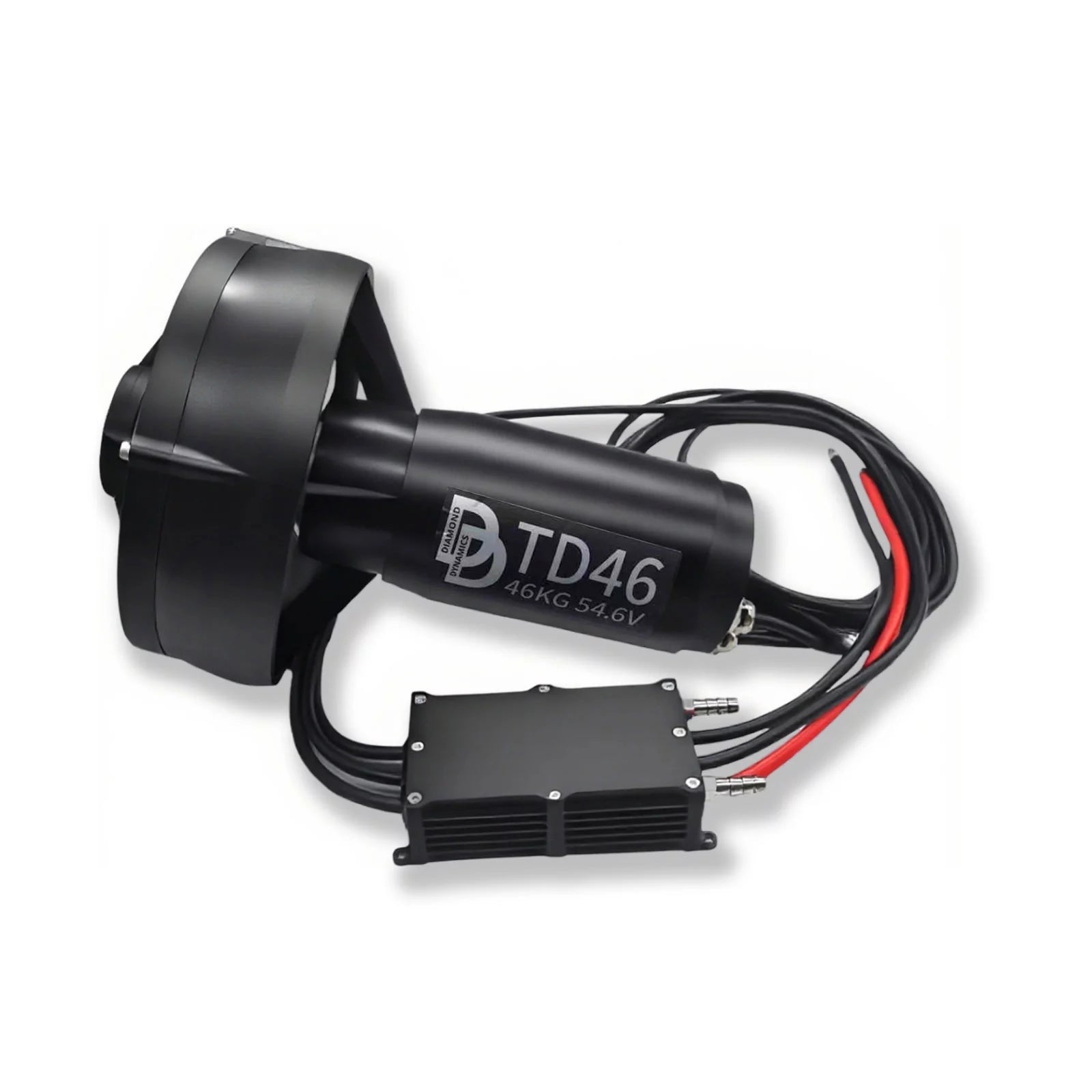 TD46kg 54.6V 5000W 30-35KM Underwater Thruster For Foil Surfboards Boats