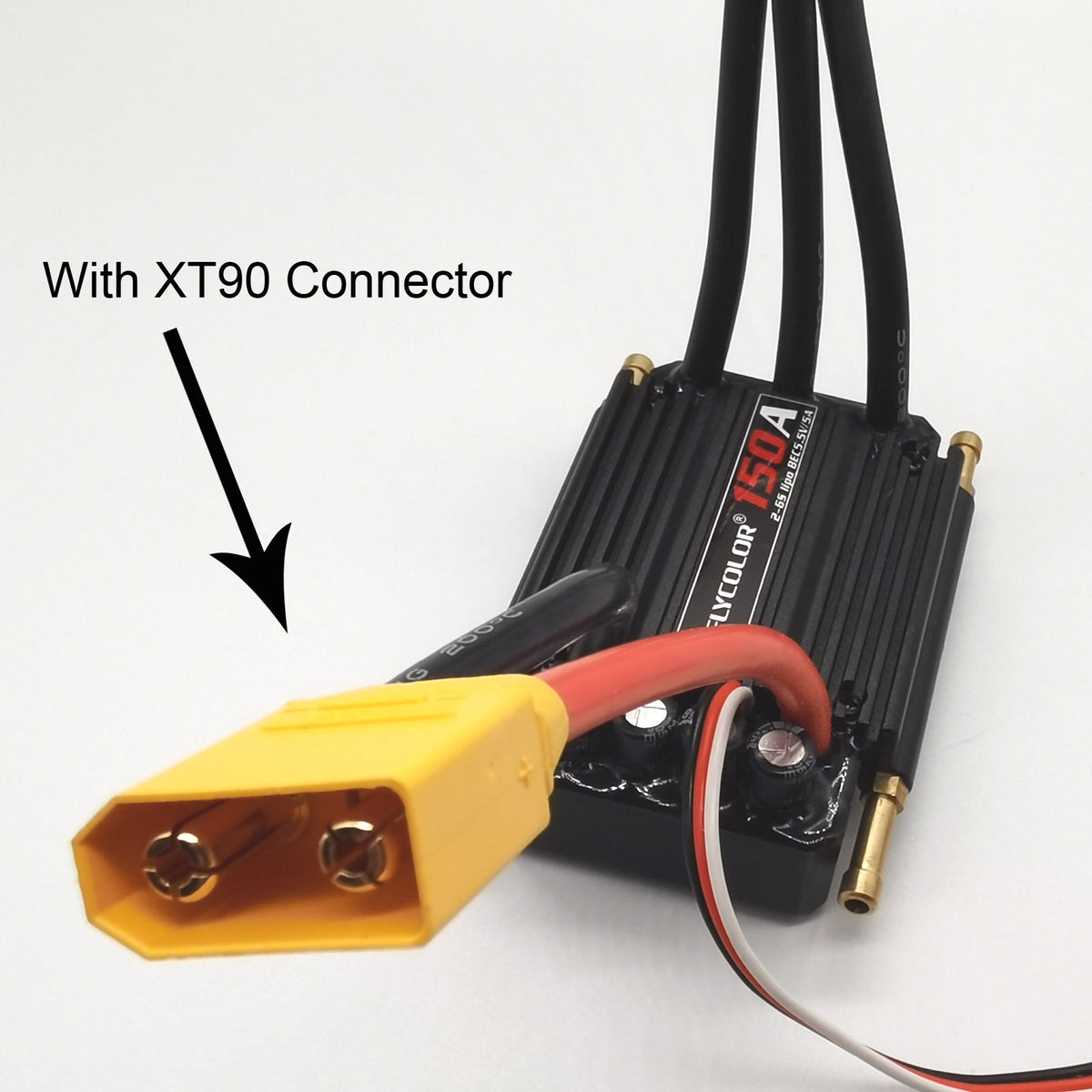 Flycolor Monster 150A ESC High Performance Waterproof ESC | 6S 5.5V/5A ...
