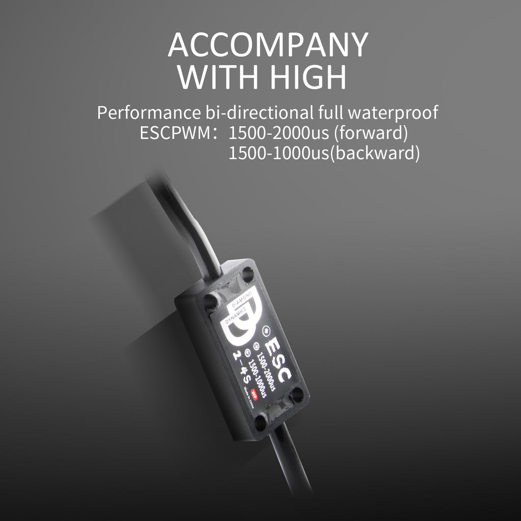 TD1.2 12V Underwater Thruster Rov Thruster - HobbyWater