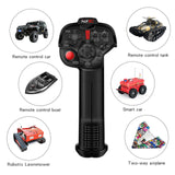 Hotrc DS-4A 2.4G 4CH radio transmitter remote control 400m Control Distance with remote control receiver for tracked vehicles, trucks, cars, boats.