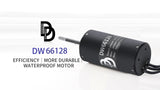 DW 66128 Waterproof Brushless Motor 39-78V  6600W 7.5N.M IP68