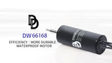 DW 66168 Waterproof Brushless Motor 55-110V  9500W 10.8N.M IP68